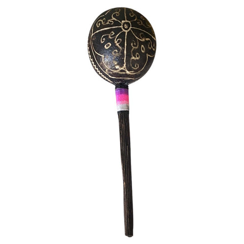 Amazon Shipibo Rattle Sun & Flor de la Selva