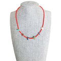 Crystals & Red Beads Necklace