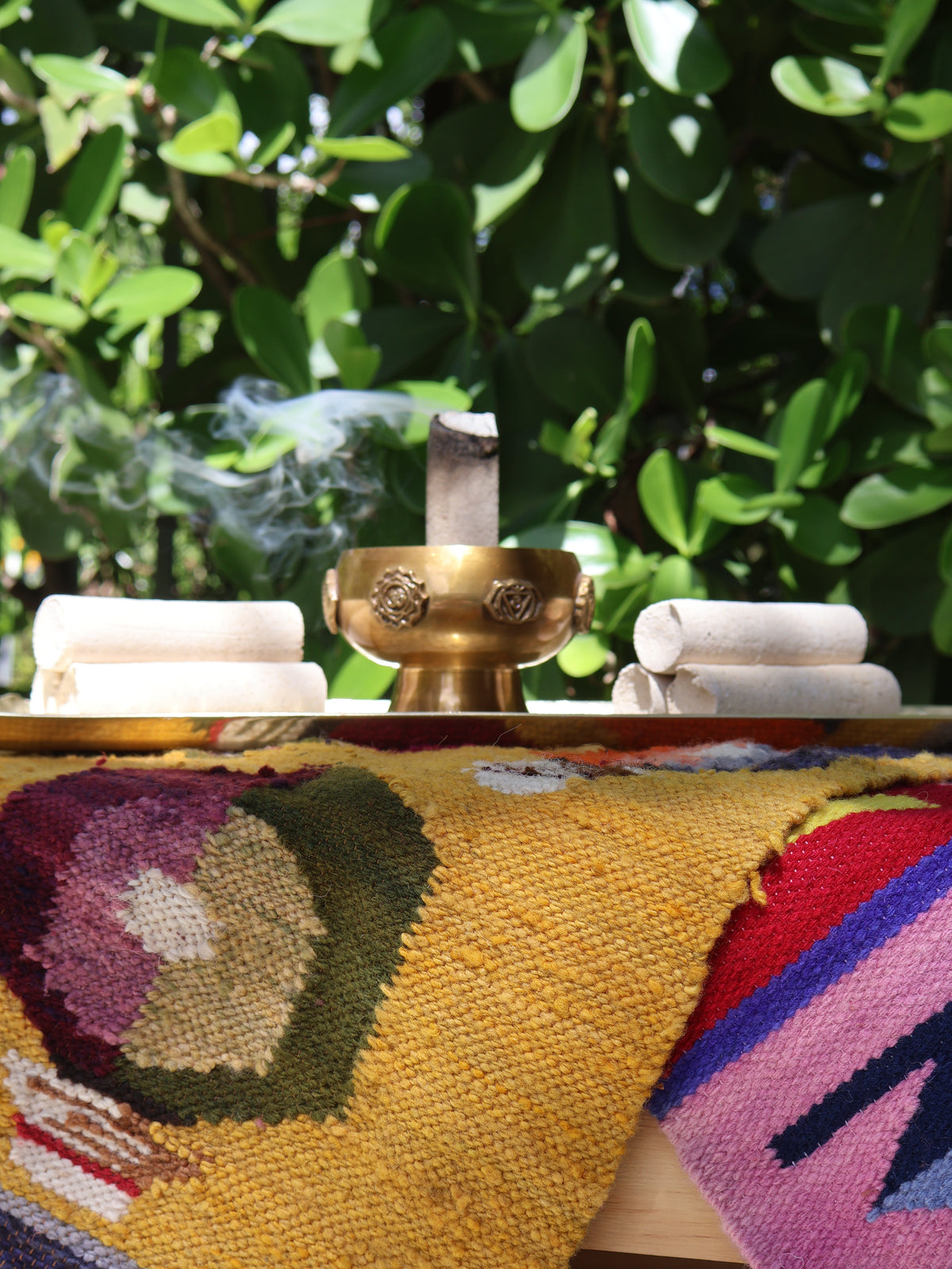 7 Chakras Brass Burner