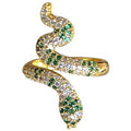 Green Snake Kundalini Ring