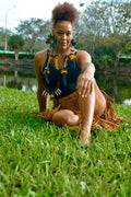 A - Arara Pataxo Feather Earrings