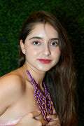 Acai Seed Purple Necklace