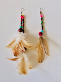 Zagia Pataxo Feather Earrings