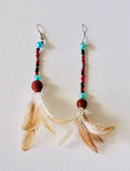 Zinda Pataxo Feather Earrings